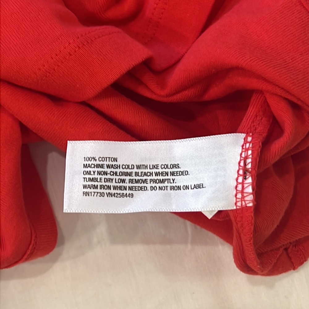 NWOT Red V-Neck Merona Tank - Picture 3 of 3